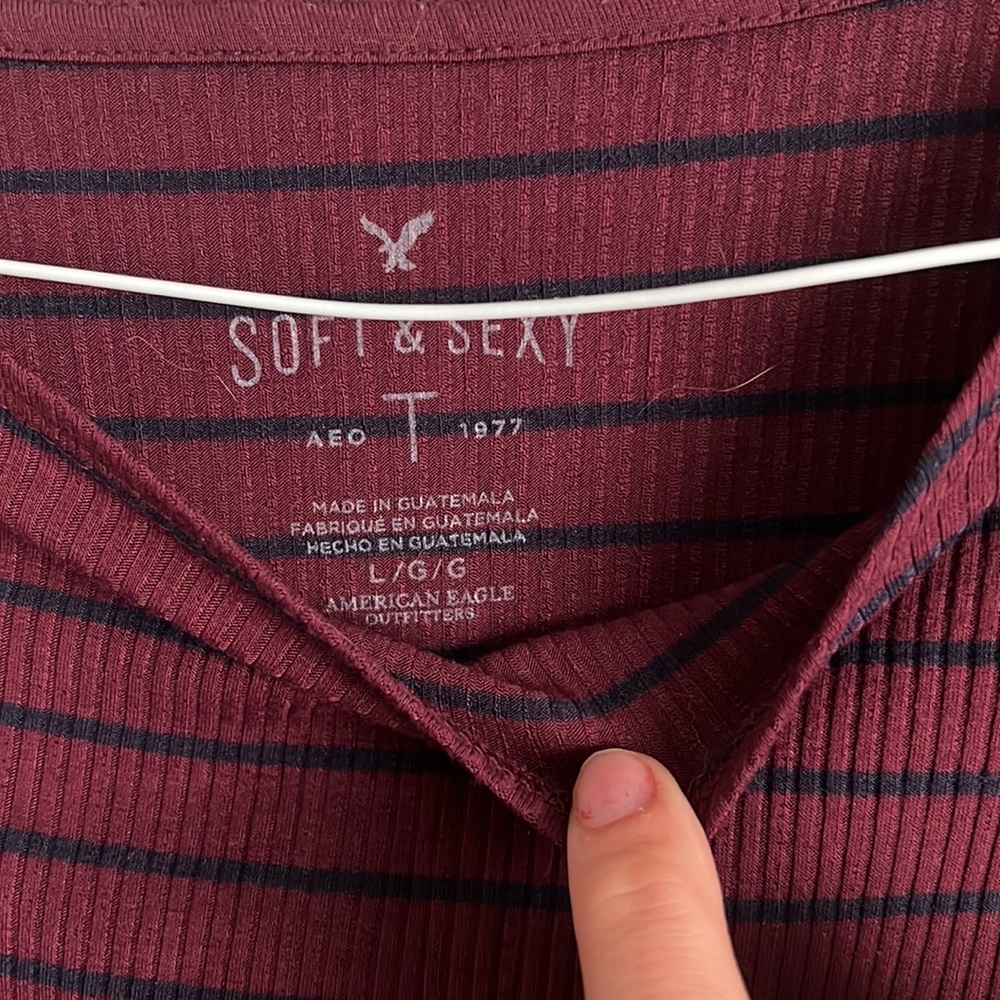 AE Ribbed Tee - Picture 2 of 2